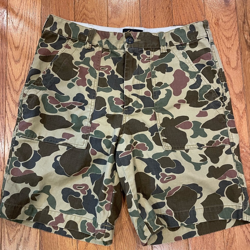 L.L. Bean Camouflage Cargo Shorts